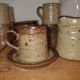 Speckled sandstone espresso service