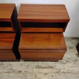 Pair of Scandinavian bedside tables from the 70s