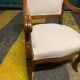 Restoration period armchair with crosses