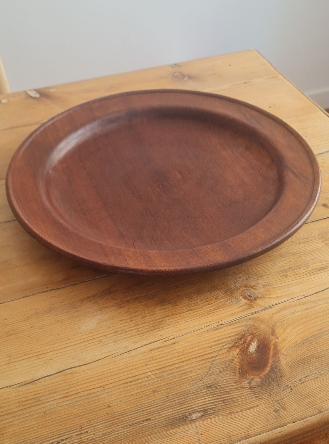 Solid teak top