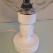 Bedside lamp globe in tinted glass / vintage 60s-70s