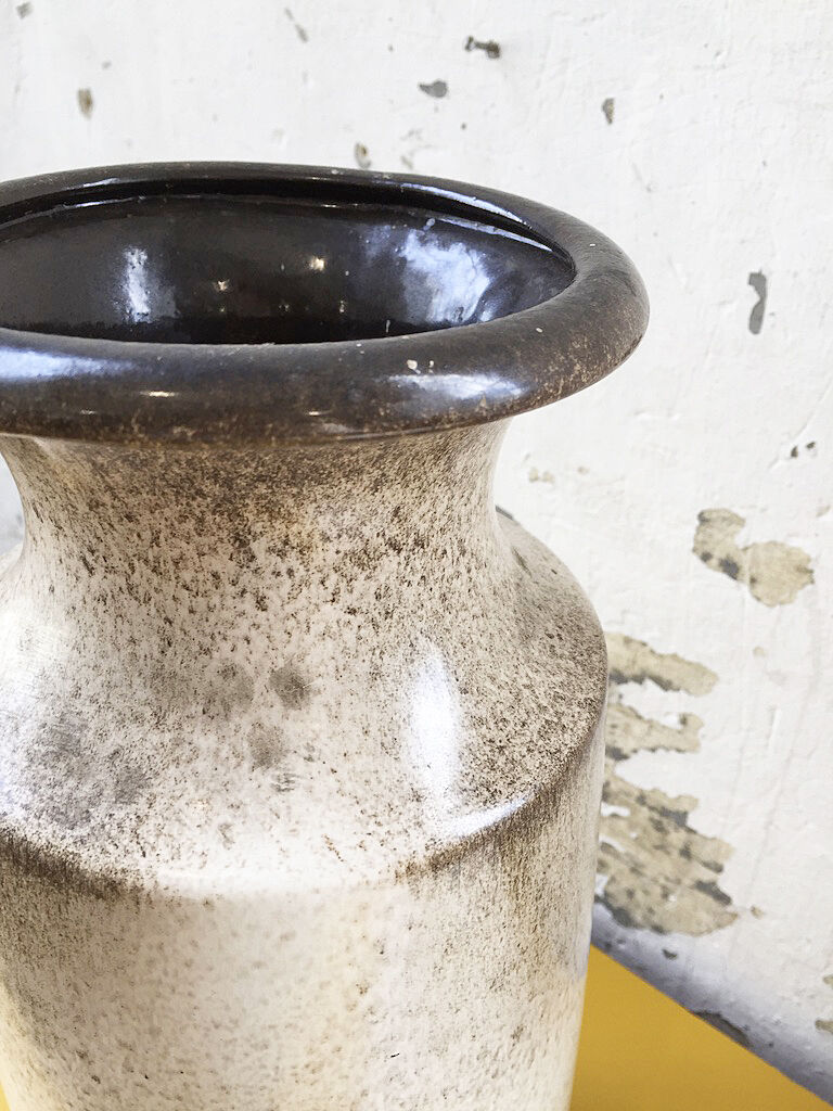 Brown Scheurich vase