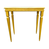 Coffee table in gilded wood