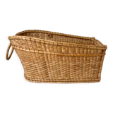 Rattan basket 70s
