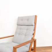 Mid-Century Danish Oak Armchair by Leif Alring for Madsen & Schubell, 1960s