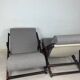 Pair of folding armchairs