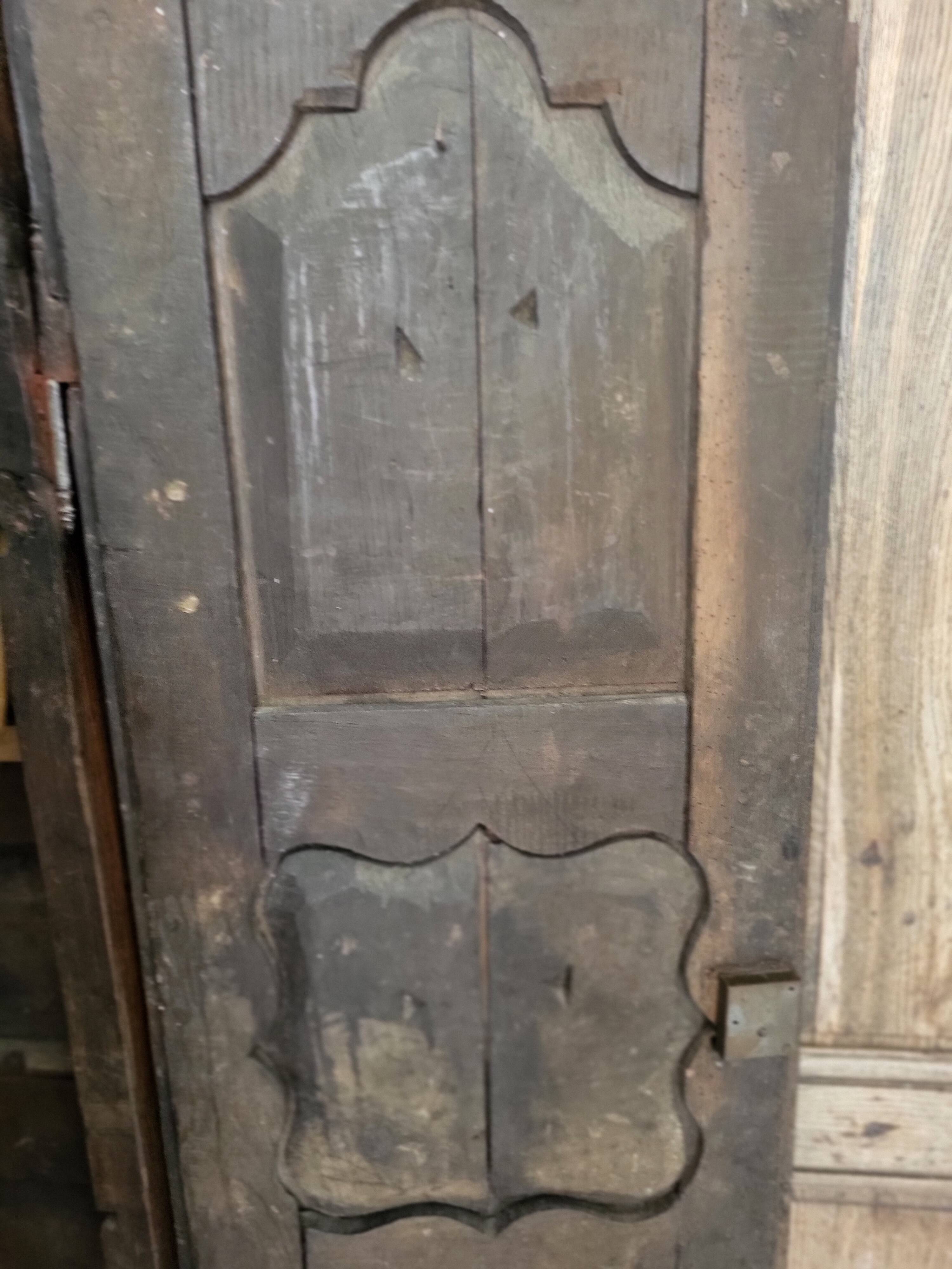 18th-century oak wardrobe