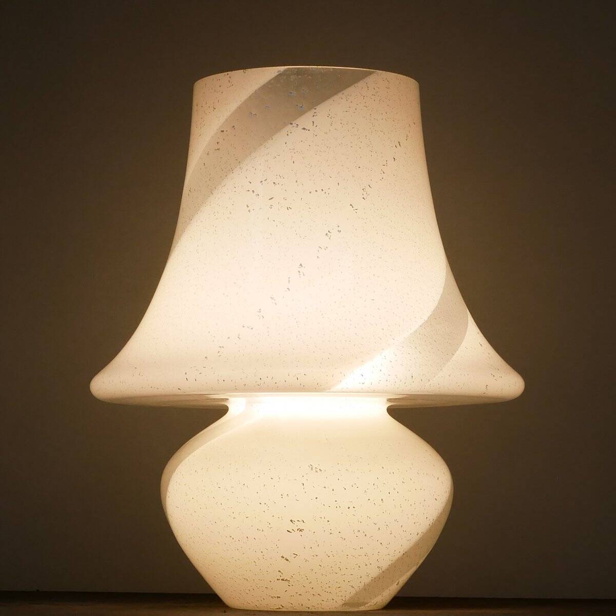 Lampe de table Mushroom en verre de Murano par Manifattura di Murano, années 70