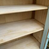 Antique celadon glass Parisian wardrobe H162