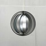 Mid-century modern moon pendant lamp from East Germany by Verner Panton for Erjoka, 1960s.