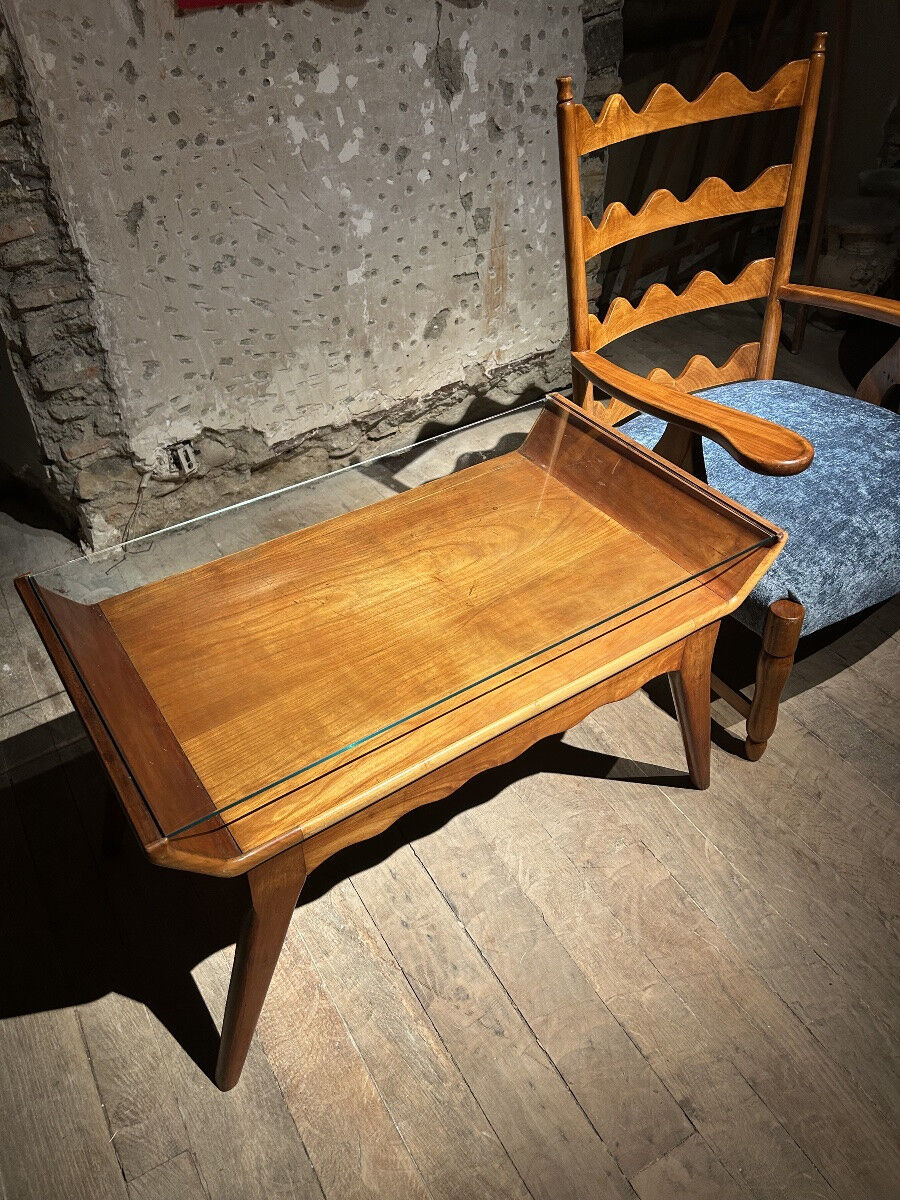 Paolo Buffa - Paire de fauteuils et table basse, 1950
