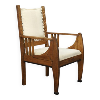 Fauteuil Art Déco attribué à Lov Oosterbeek