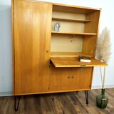 Vintage oak secretary