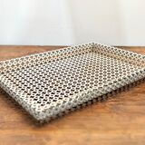 Top in white lacquered metal mathieu mategot