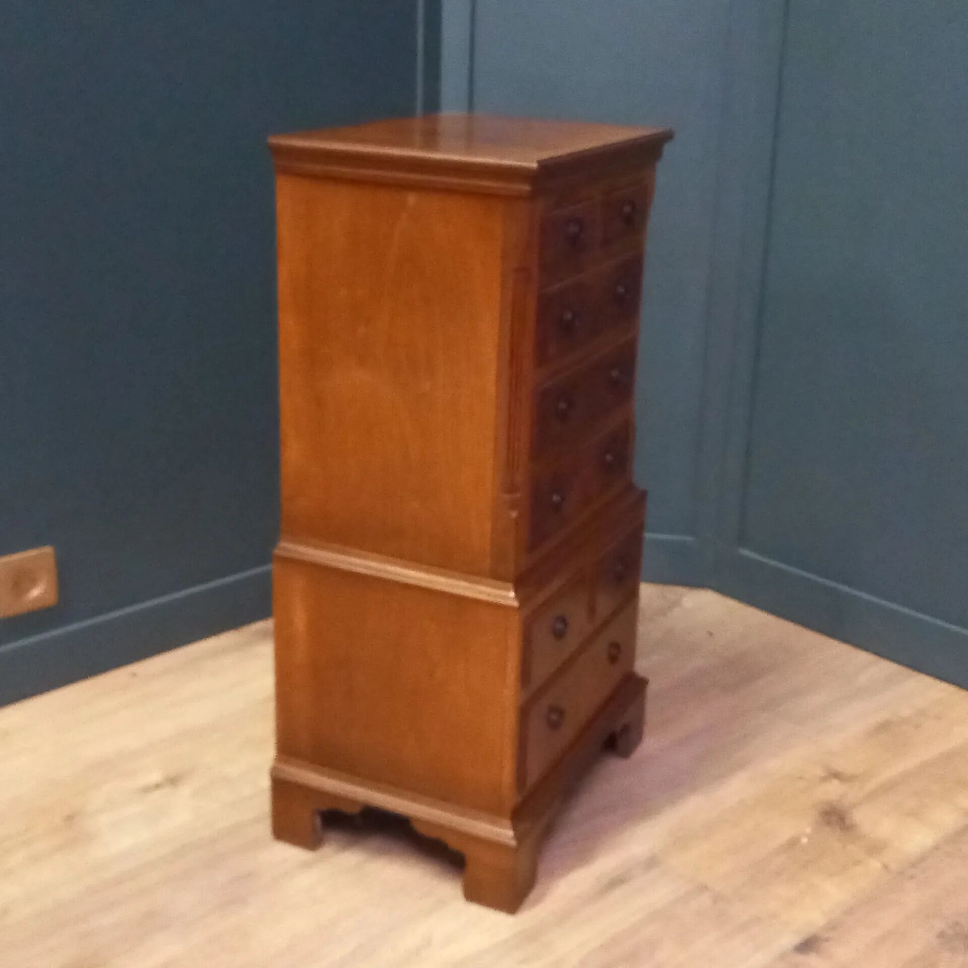 Reprodux tallboy chest on chest dresser - dresser