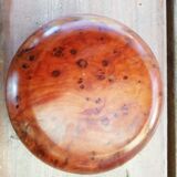 Thuja wood candle holder