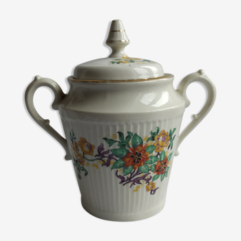 Large 19th century porcelain sugar