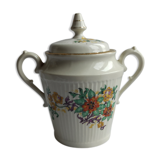 Sucrier en porcelaine du XIXe siècle