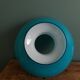 Turquoise opaline glass globe lampshade