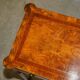 Restored console in Burr Oak & Satin Wood, circa 1920.