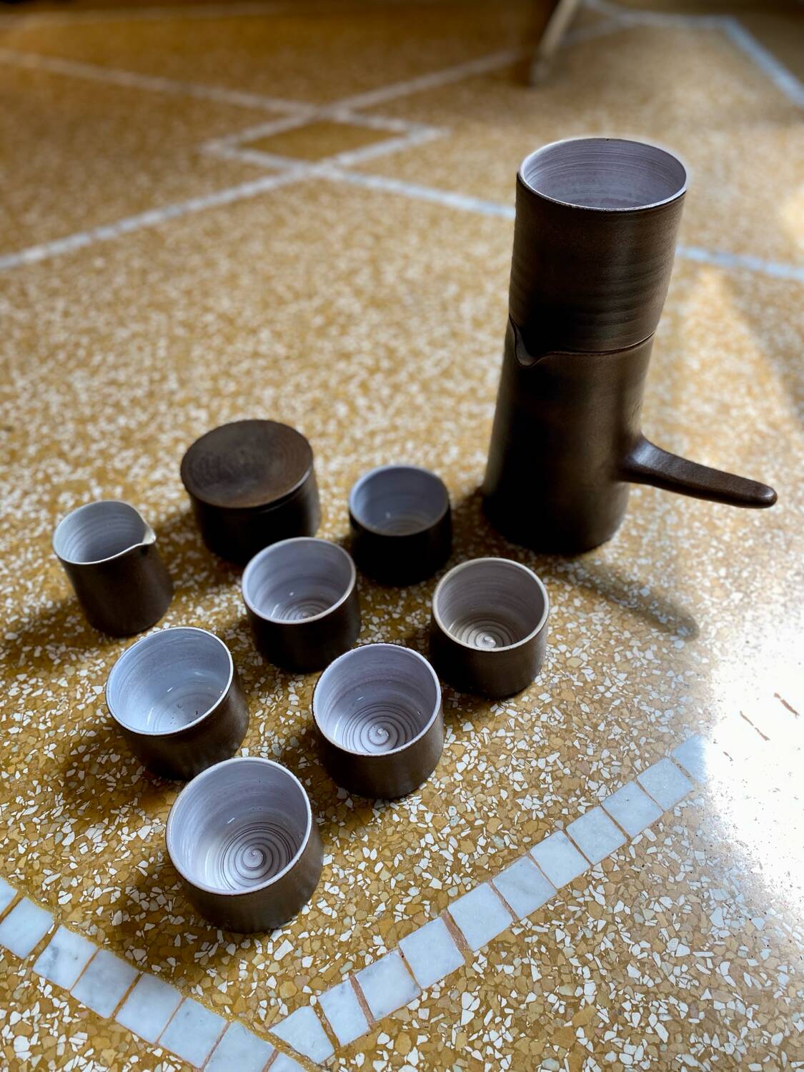 Antonio Lampecco ceramic tea/coffee set