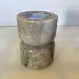 Diabolo marble candle holder