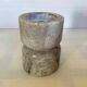 Diabolo marble candlestick