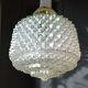 Petite lampe suspendue en verre clouté