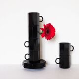 Coffee service octime black Arcoroc