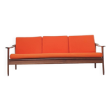 Scandinavian 3-seater teak bench