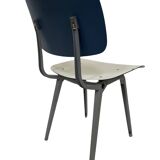 Vintage Friso Kramer Revolt chair for Ahrend de Cirkel 1960 Bi Colour