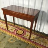 Table à jeu style Louis XVI - Directoire acajou