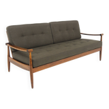 Scandinavian 3-seater sofa in rosewood, Denmark, 1960