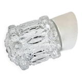 Vintage White Porcelain Wall Light, 1970s