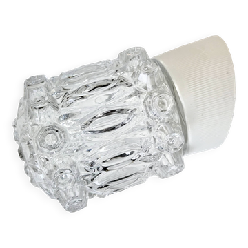 Vintage White Porcelain Wall Light, 1970s