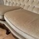 Louis XV velvet sofa from Genoa