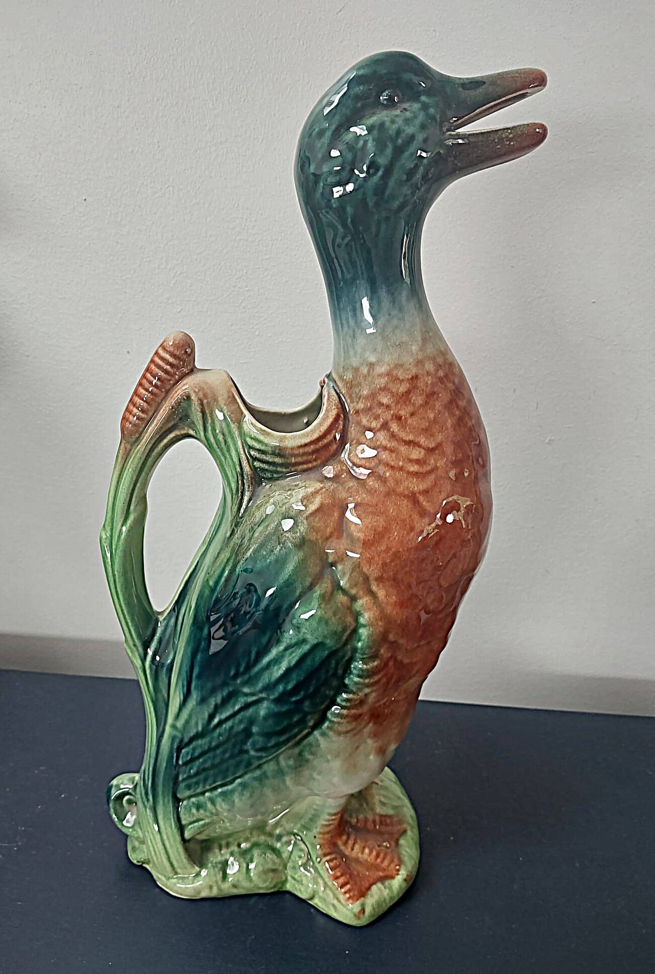 Pichet zoomorphe Canard Saint Clément