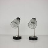 1960s Pair of Table Lamps by Kamenický Šenov, Czechoslovakia
