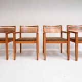 Set of 4 Riccio chairs by Ricchio for Knoll, 1980s