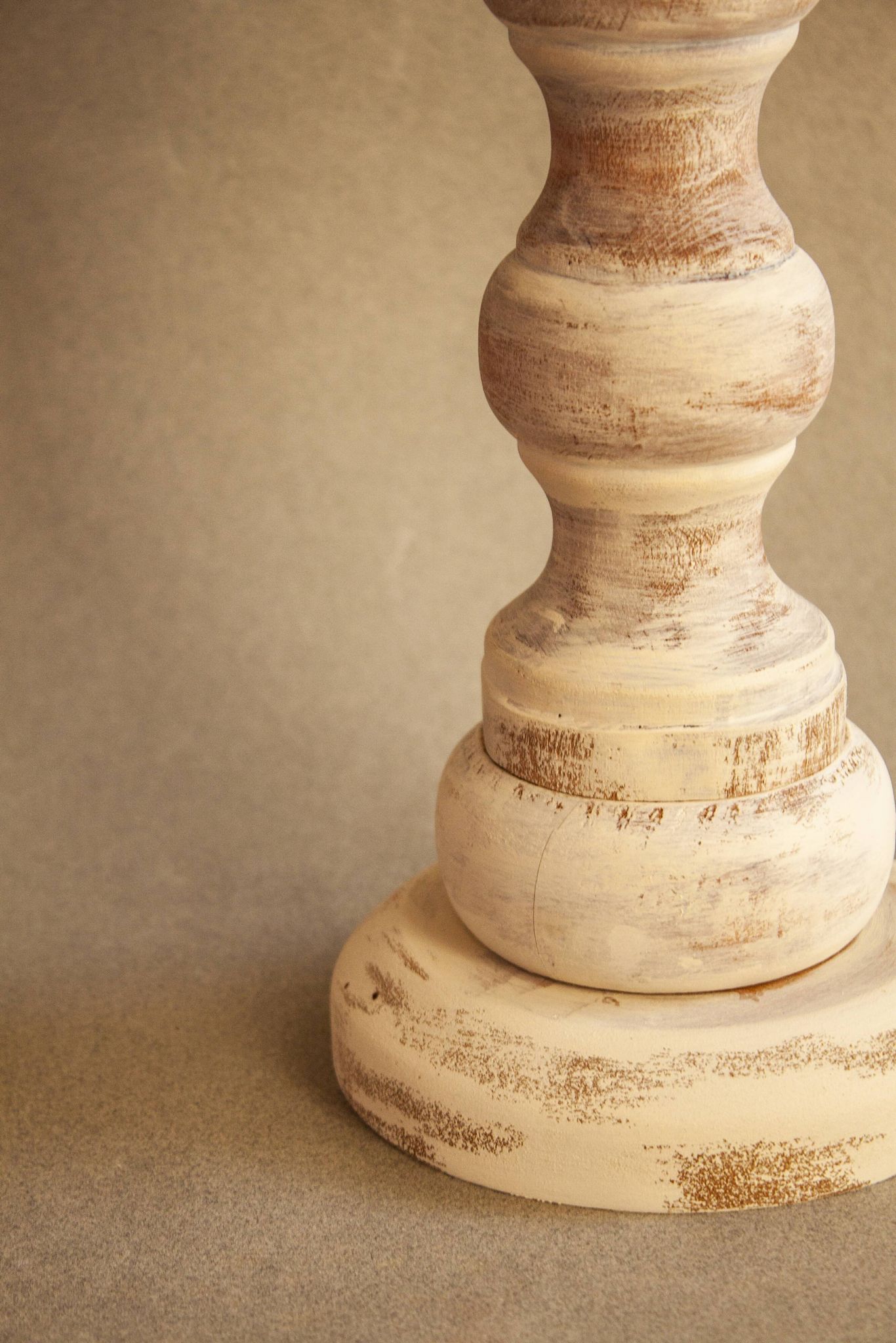 Stripped wooden chandeliers. Wooden candle holder. Candlesticks.