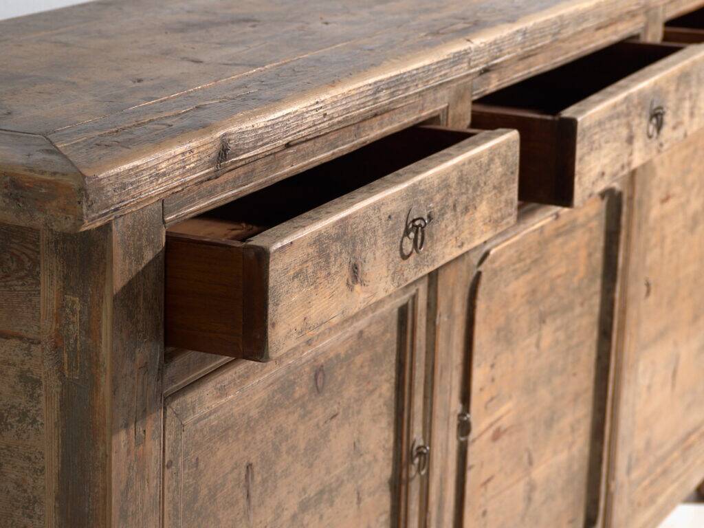 Antique elm wood sideboard – China, circa 1930
