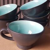 6 vintage cups