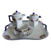 Service à café en porcelaine A.Lanternier &Co Limoges. Années 60