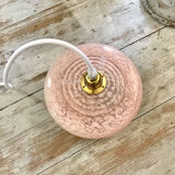 Pink Clichy glass suspension