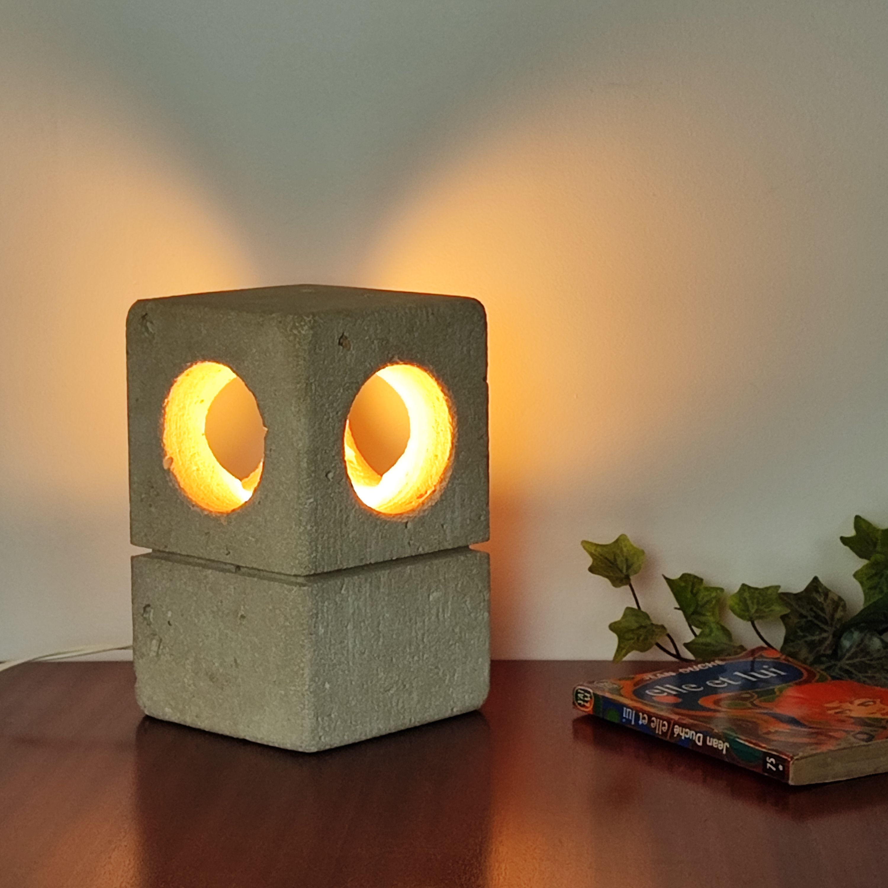 Lampe en pierre
