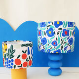 Lamp & tutti-frutti lampshade