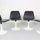 Scandinavian Modern Set Of 4 Dinning Chairs By Börje Johanson Vinga, Sweden 1970