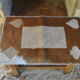 60s Cowhide Card Game Mat