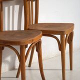 Anciennes chaises de bistro Thonet (c.1920). Ensemble de 6 pièces #4
