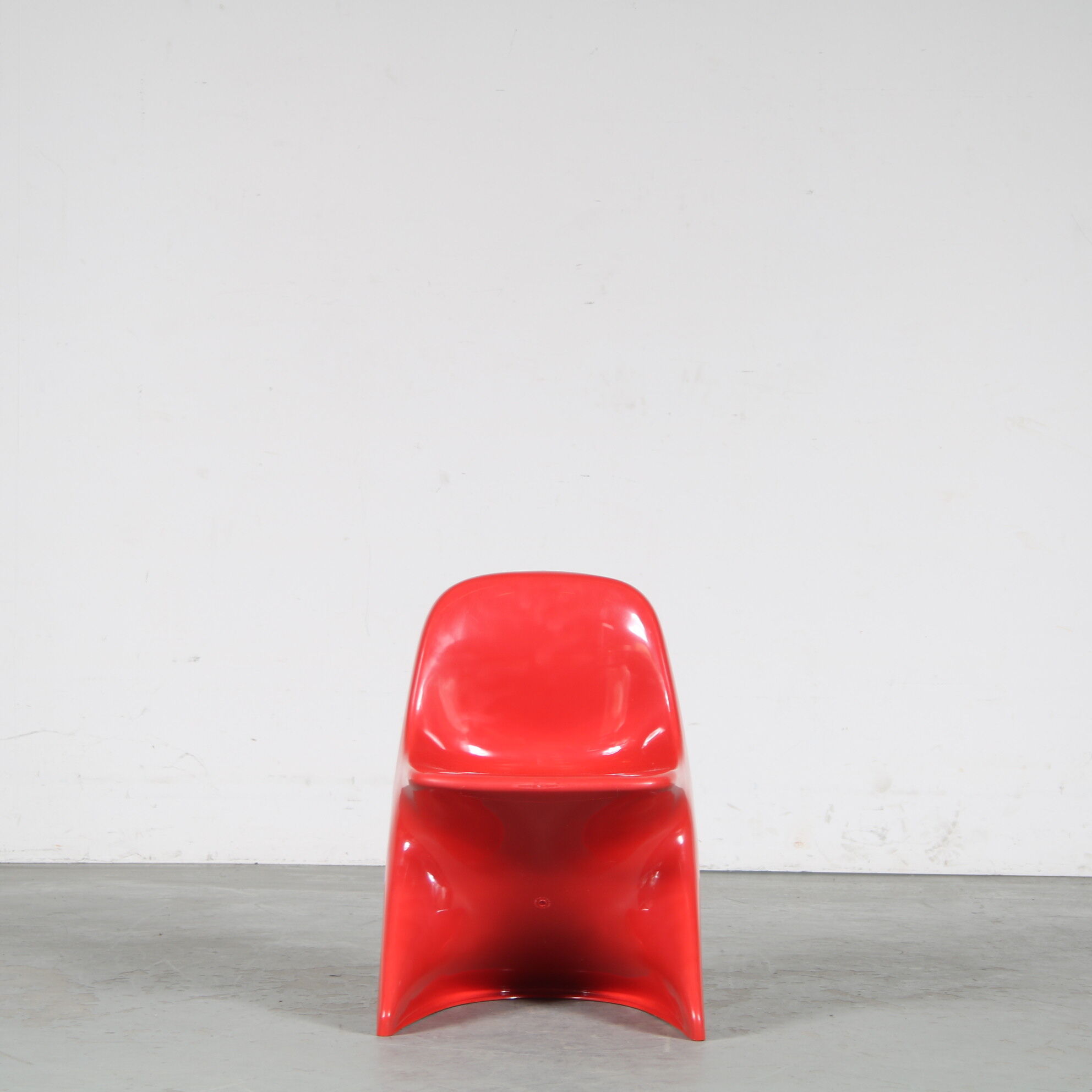 2000s Red “Casalino” children chair by Alexander Begge for Casala, Germany